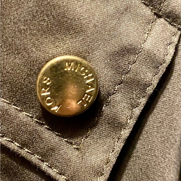 Michael Kors olive green wrap dress - Picture 3 of 4